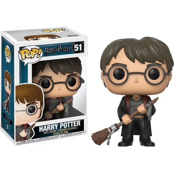 Funko POP 51 Movies Harry Potter Harry With Firebolt Feather