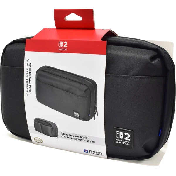 Brašna HORI Reversible Travel Pouch pro Nintendo Switch 2, černá - Brašny - Obrázek 01RG000L01