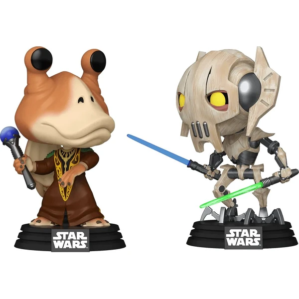 Funko POP! SW: The Clone Wars - Jar Jar Binks vs. General Grievous 2pack (2 figurky) - Funko POP! - Obrázek 03RA000J01