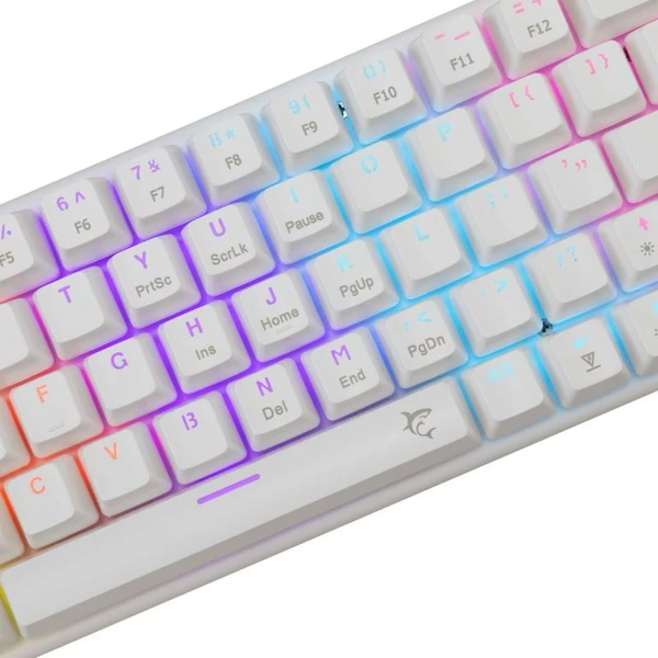 White Shark WAKIZASHI 2 herní mechanická klávesnice (US) (RED switch) bílá - Klávesnice - Obrázek 04MD000J01
