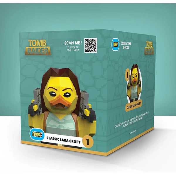 Tubbz kachnička Tomb Raider - Lara Croft (Boxed edice) 9 cm - Figurky - Obrázek 073F000J01