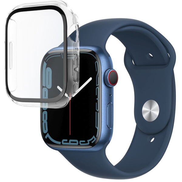 Ochranné pouzdro FIXED Pure s temperovaným sklem pro Apple Watch 41mm, čiré