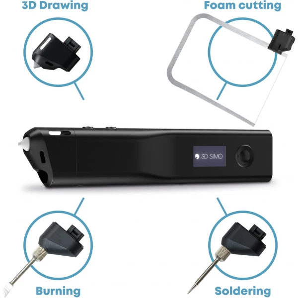 3D pero - 3Dsimo MultiPro 2 (4 nástavce) - Chytré hračky - Obrázek 0DV6G00101