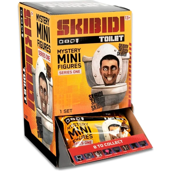 Minifigurka Bonker Toys Skibidi Toilet Series 1 - 6 cm - Figurky - Obrázek 0KIF000N01