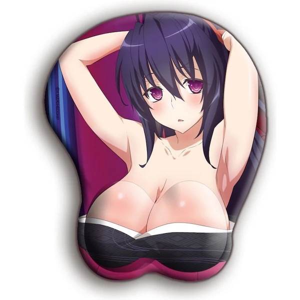 Herní podložka pod myš Highschool DxD - Akeno s 3D podpěrkou zápěstí - Podložky - Hlavní obrázek