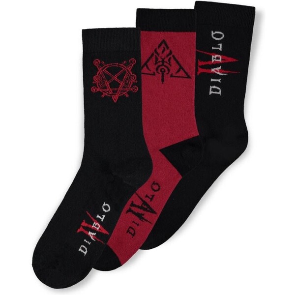 Levně Ponožky Diablo IV 39/42 (3 kusy)