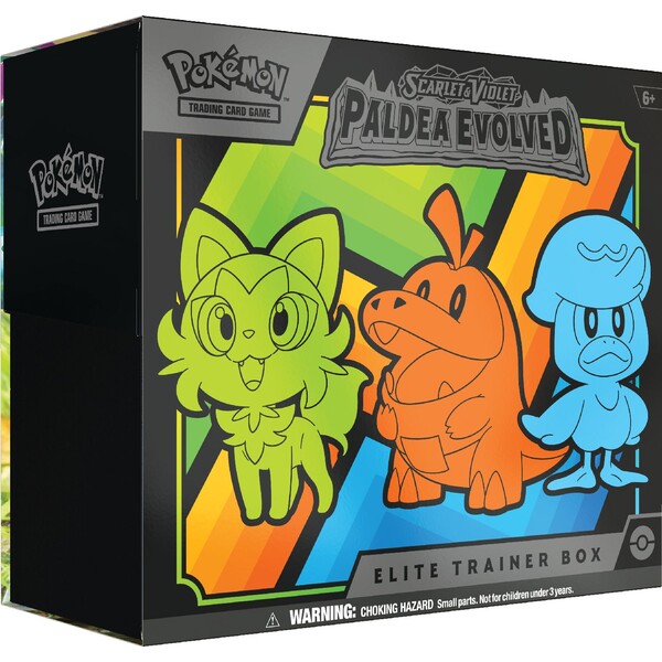 Levně Pokémon TCG: SV02 Paldea Evolved - Elite Trainer Box