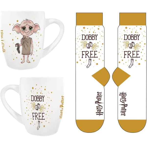 Dárkový set dámský Harry Potter - Dobby (hrnek a ponožky) - Dárkové sety - Obrázek 114E000J01