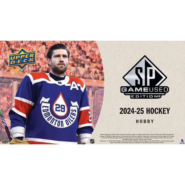 2024-25 Upper Deck SP Game Used Hockey Hobby Box - Hokejové karty - Obrázek 127F000J01