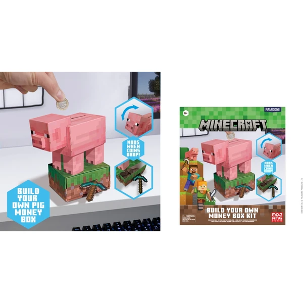Pokladnička Paladone Minecraft kreativní set - Pokladničky - Obrázek 12BD000K01