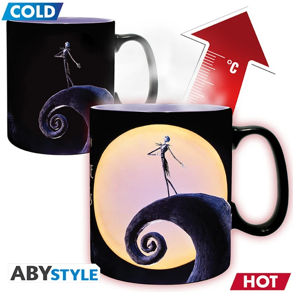 Hrnek The Nightmare Before Christmas - Jack & Moon (měnící se motiv) 460 ml - Hrnky - Hlavní obrázek
