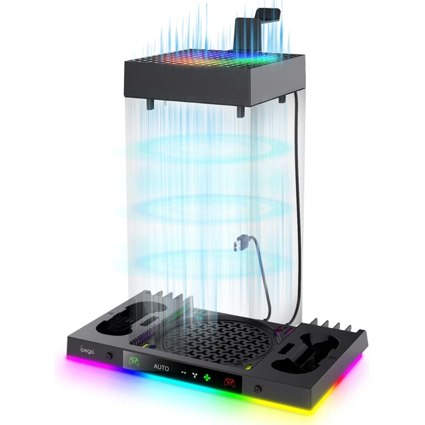 iPega XBX024S Multifunkční Nabíjecí RGB Stojan s Chlazením pro Xbox Series X - Nabíječky - Obrázek 136cd33f0bf14aca8ac5c3dd86793f5f