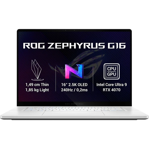 ASUS ROG Zephyrus G16 (GU605MI-NEBULA043W) bílý - Notebooky - Hlavní obrázek