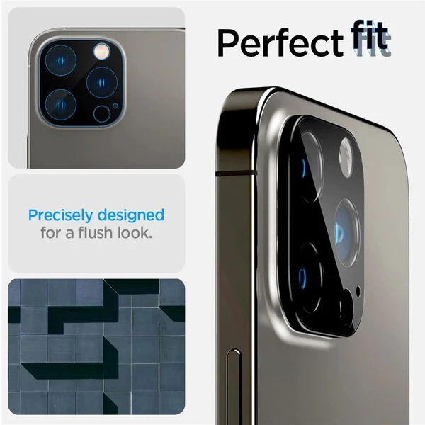Spigen Glass tR Optik 2 Pack skla iPhone 16 Pro/16 Pro Max/15 Pro/15 Pro Max/14 Pro/14 Pro Max černá - Ochranné folie a skla - Obrázek 1419000601