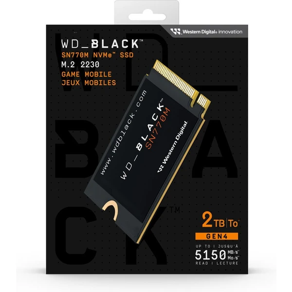 WD Black SSD SN770M 2TB NVMe M.2 2230 - SSD disky - Obrázek 1453000N01
