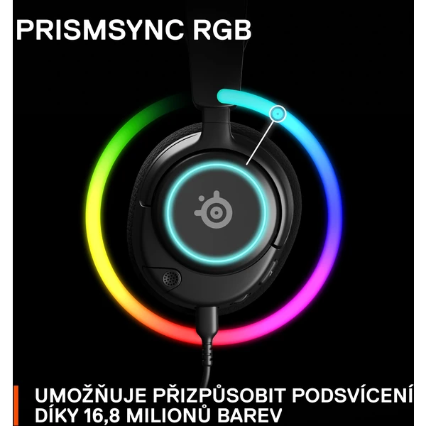 SteelSeries Arctis Nova 3 černá - Sluchátka - Obrázek 14FJ300401