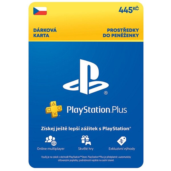 Levně PlayStation Plus Premium - kredit 445 Kč (1M členství)