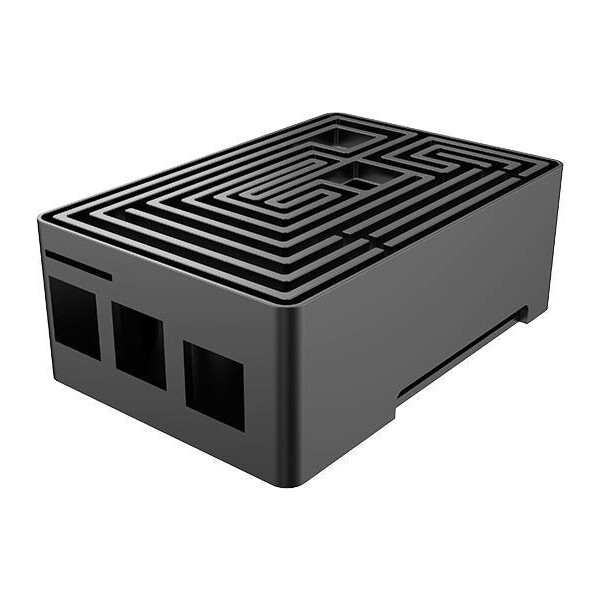 Levně Akasa Maze, pro Raspberry Pi 4, hliník, černá