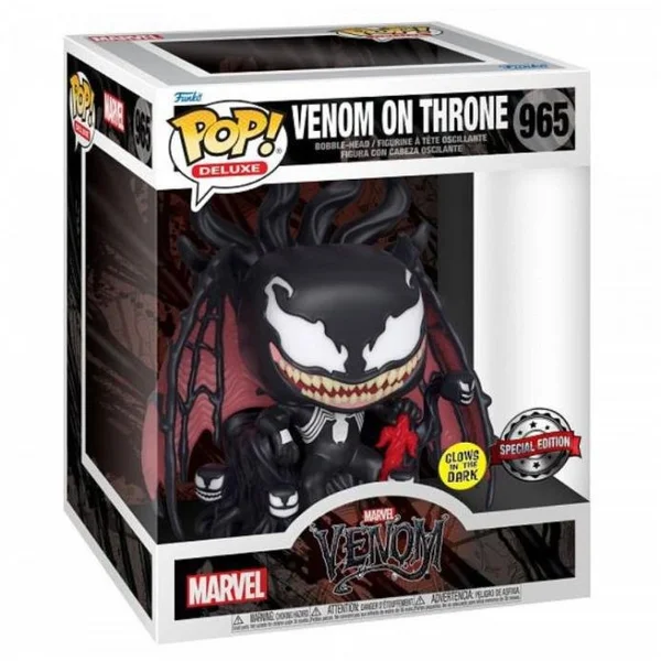 Funko POP! #965 Deluxe: Venom - Venom on Throne (Special Edition