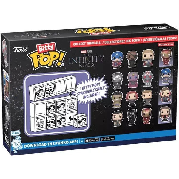 Funko Bitty POP! Marvel - Iron Man 4 pack - Funko POP! - Obrázek 1AG8G00101