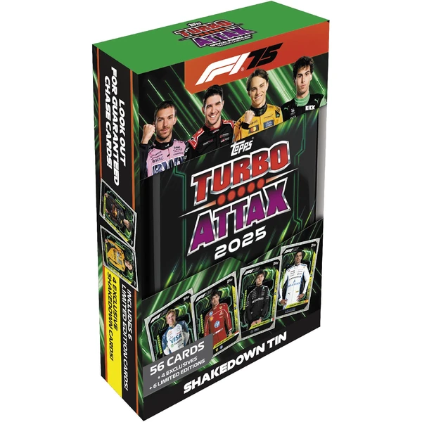 Topps Formula 1 2025 Turbo Attax - Mega Tin  - Karty Formule 1 - Obrázek 1BAF000K01