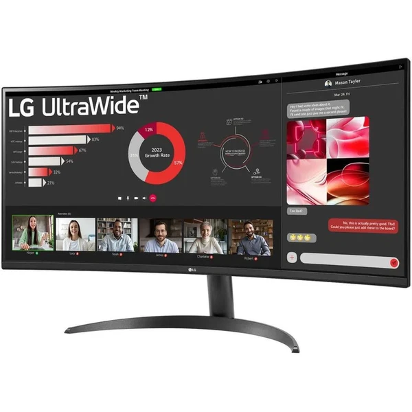 LG UltraWide 34WR50QK-B monitor 34" - Monitory - Obrázek 1CRC000L01