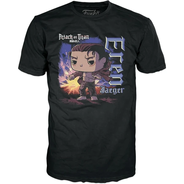 Funko POP! & Tee: Attack on Titan S5 - Eren w/ Marks S - Dárkové sety - Obrázek 1DC8000N01