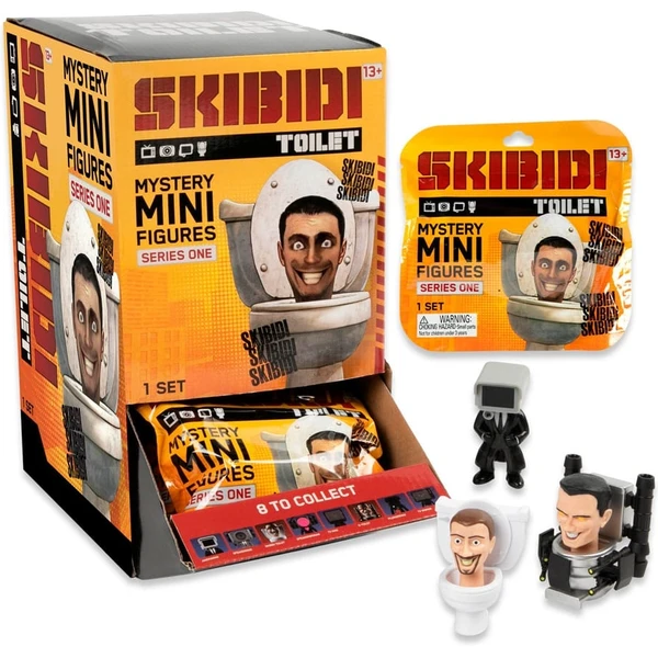 Minifigurka Bonker Toys Skibidi Toilet Series 1 - 6 cm - Figurky - Obrázek 1KIF000N01