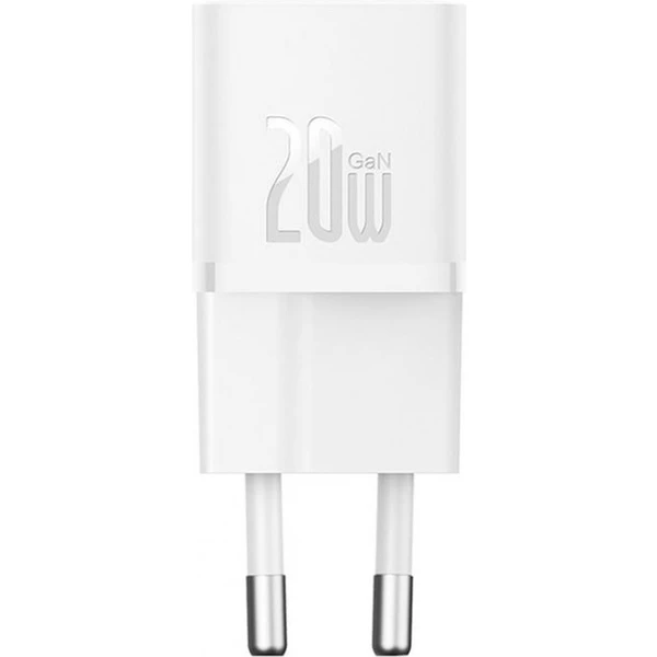 Baseus Rychlonabíječka do sítě GaN5 Mini 20W EU bílá - Nabíječky - Obrázek 1OS5000N01