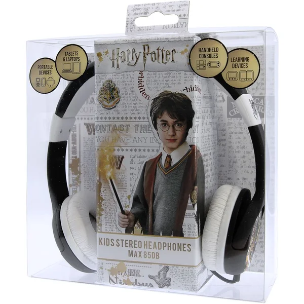 OTL dětská náhlavní sluchátka s motivem Harry Potter černé - Sluchátka - Obrázek 1RHB300401