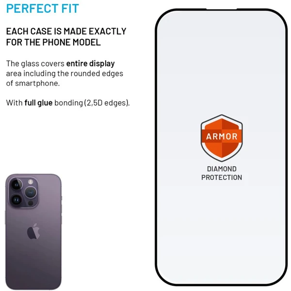 FIXED Armor 2,5D sklo s Anti-dust a AR vrstvou Apple iPhone 14 Pro Max - Ochranné folie a skla - Obrázek 1d8a8e12cd024d09bf2dd9ea1201a3db
