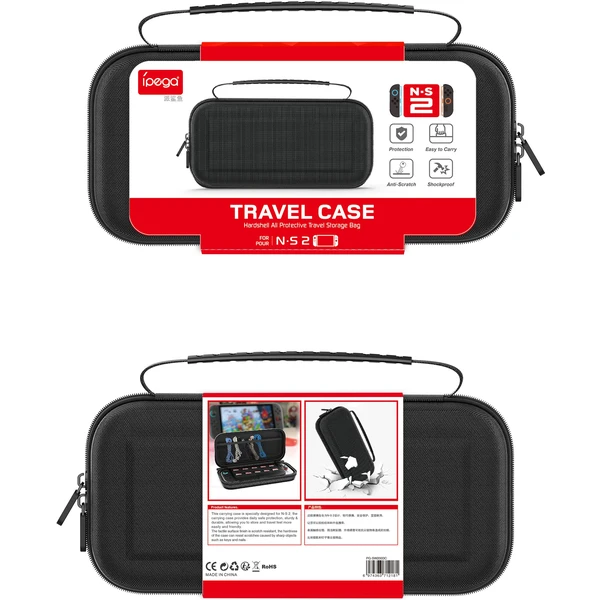 iPega SW2003C cestovní pouzdro pro Nintendo Switch 2 černé - Pouzdra - Obrázek 20aeb78c65cd4012a42e1128724f4b1d