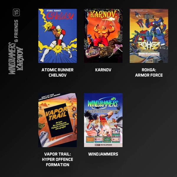 Evercade Windjammers, Karnov & Friends (Evercade) - Hry pro Evercade - Obrázek 21EE000P01
