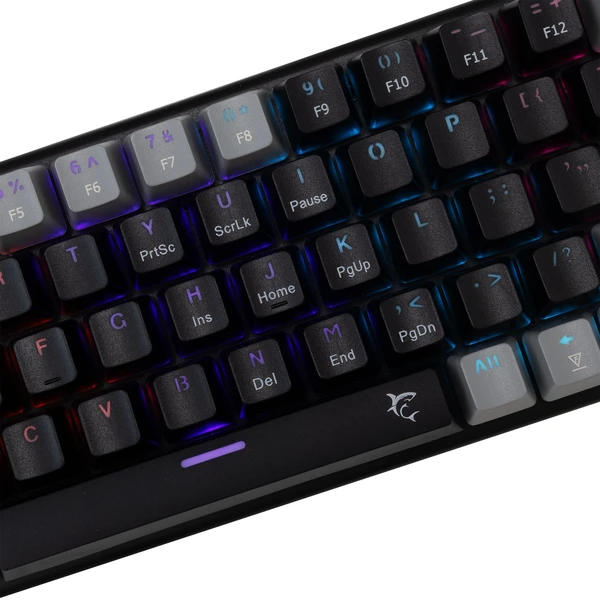 White Shark WAKIZASHI 2 herní mechanická klávesnice (US) (BLUE switch) černošedá - Klávesnice - Obrázek 21RB000K01