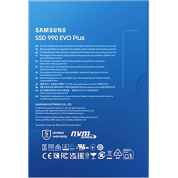 Samsung 990 EVO Plus SSD M.2 NVMe 2TB - SSD disky - Obrázek 22S9000J01