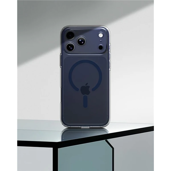 Spigen Ultra Hybrid MagSafe kryt iPhone 17 Pro clear deep blue - Pouzdra - Obrázek 2302e63215a340c99ecf3f6d5f4f4ded