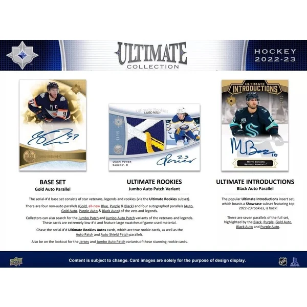 Hokejové karty 2022-23 Upper Deck Ultimate Hockey Hobby Box - Hokejové karty - Obrázek 29I4000O01