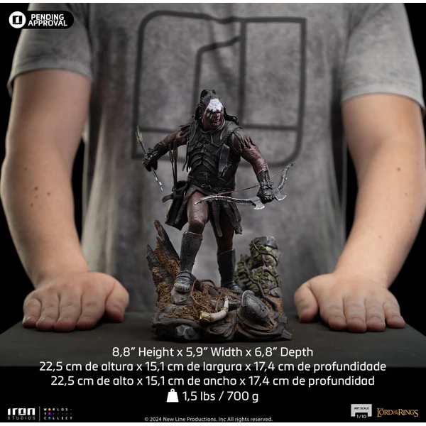 Soška Iron Studios Art Scale 1/10 Lord of the Rings - Lurtz Uruk-Hai Leader - Sochy a sošky - Obrázek 2CZ9000K01