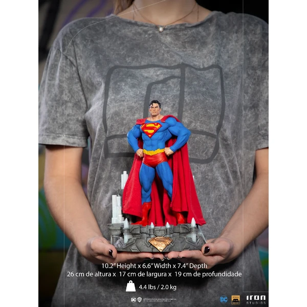 Soška Iron Studios Superman Unleashed Deluxe - DC Comics- Art Scale 1/10 26 cm - Sochy a sošky - Obrázek 2DE0000L01