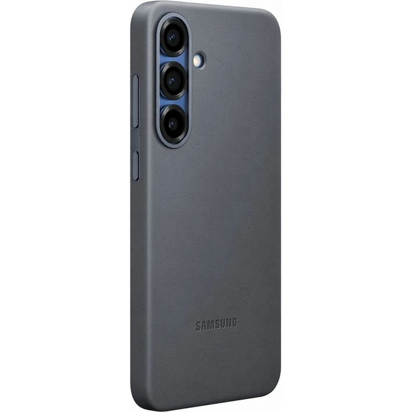 Samsung Kindsuit Case kryt z veganské kůže Galaxy S25 černý - Pouzdra - Obrázek 2GCC000J01