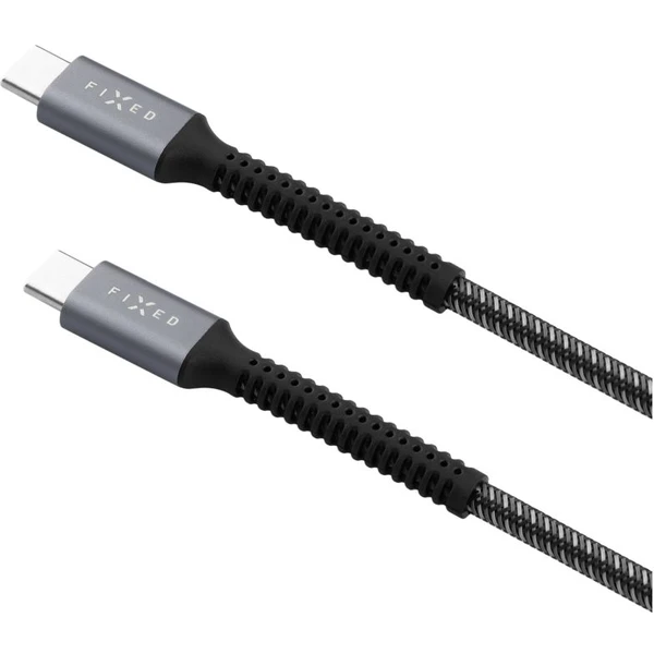 FIXED Armor USB-C/USB-C napájecí kabel 240W 2m šedý - Kabely a redukce - Obrázek 2KI1000O01