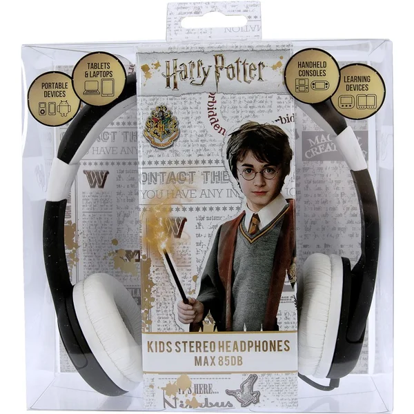 OTL dětská náhlavní sluchátka s motivem Harry Potter černé - Sluchátka - Obrázek 2RHB300401