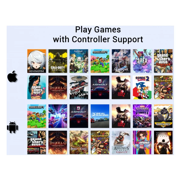 GameSir X5 Lite mobilní herní ovladač černý - Herní ovladače - Obrázek 2d6c298b19404d7d8881ad24e71bc07b