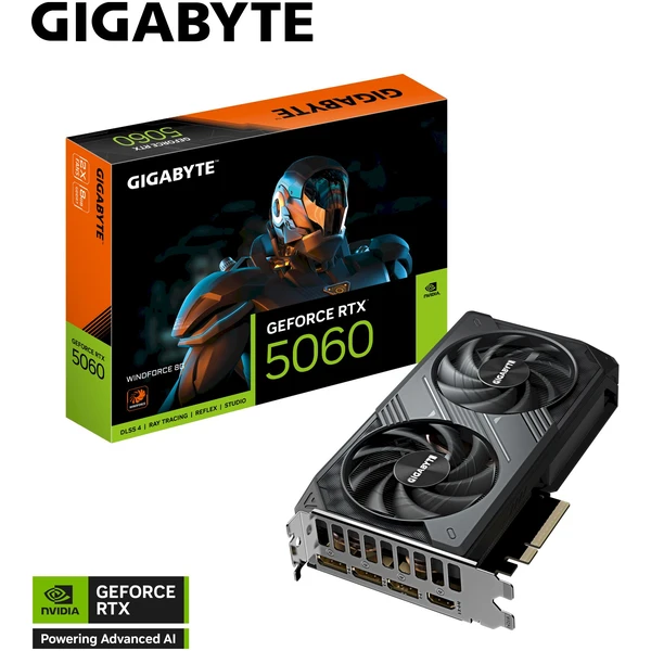 GIGABYTE NVIDIA GeForce RTX 5060 WINDFORCE 8G - Grafické karty - Obrázek 314F000O01