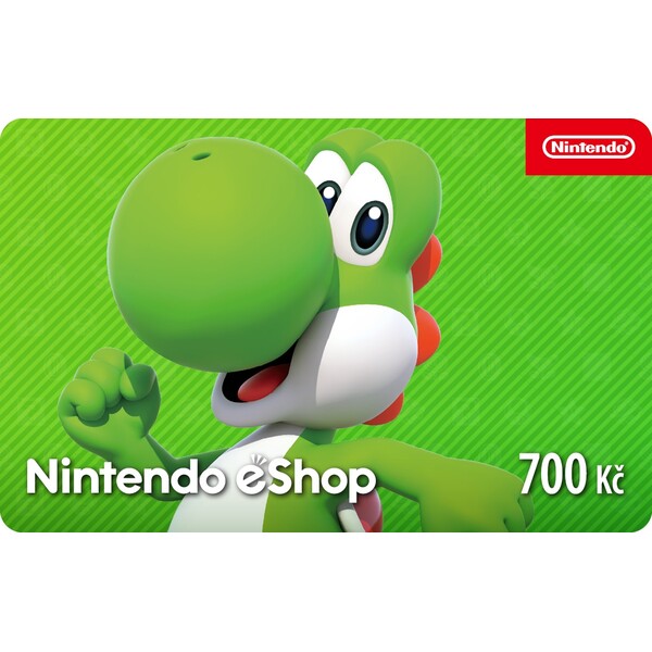 Karta na e-shop Nintendo 700 CZK (online kód)