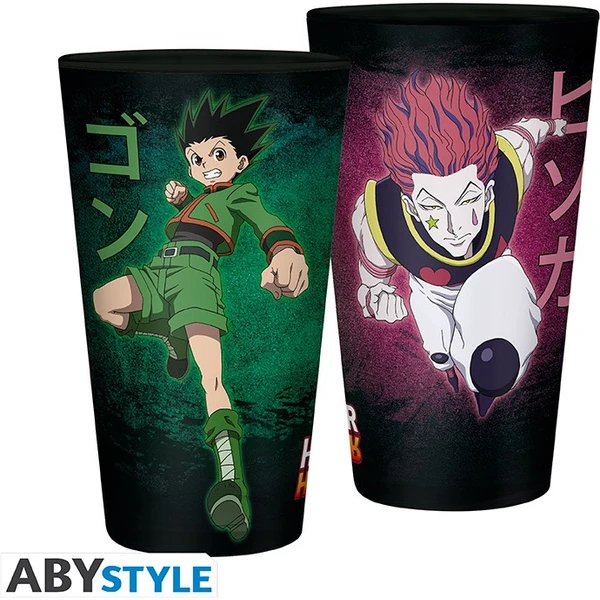 Sklenice Hunter x Hunter - Gon vs Hisoka 400 ml - Sklenice - Obrázek 3650000K01
