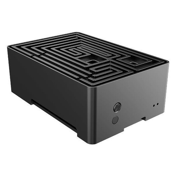 Akasa Pi-4 Pro Aluminum Case | Passive Cooling For Raspberry Pi 4 | Thermal Kit Included