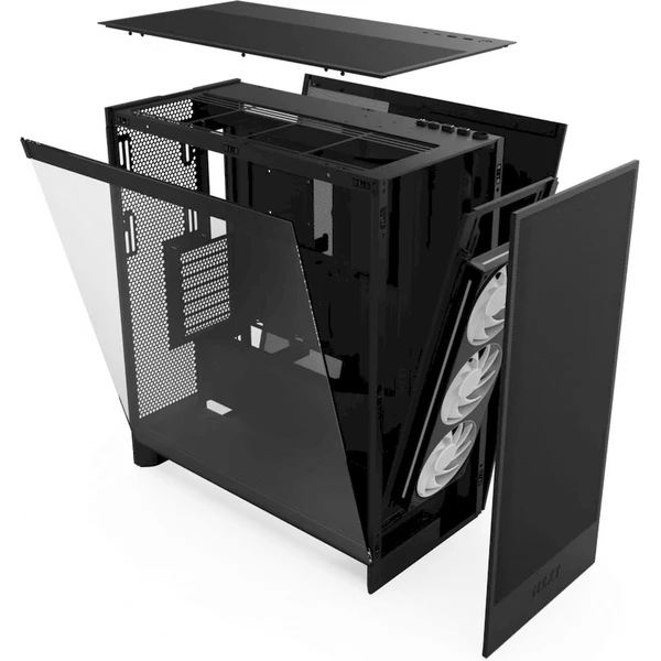 NZXT H7 Flow RGB černá - Počítačové skříně - Obrázek 36EA000N01