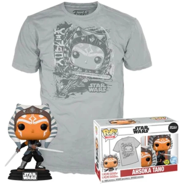 Funko POP! & Tee Box: Star Wars - Ahsoka Tano (GITD) L - Dárkové sety - Hlavní obrázek