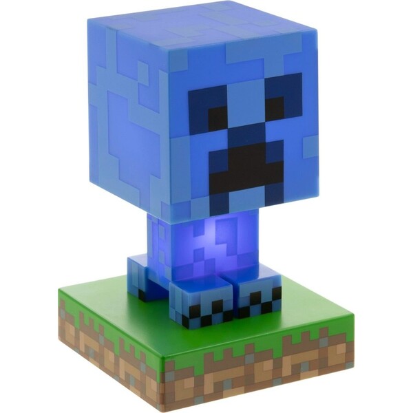 Levně Icon Light Minecraft - Creeper modrý